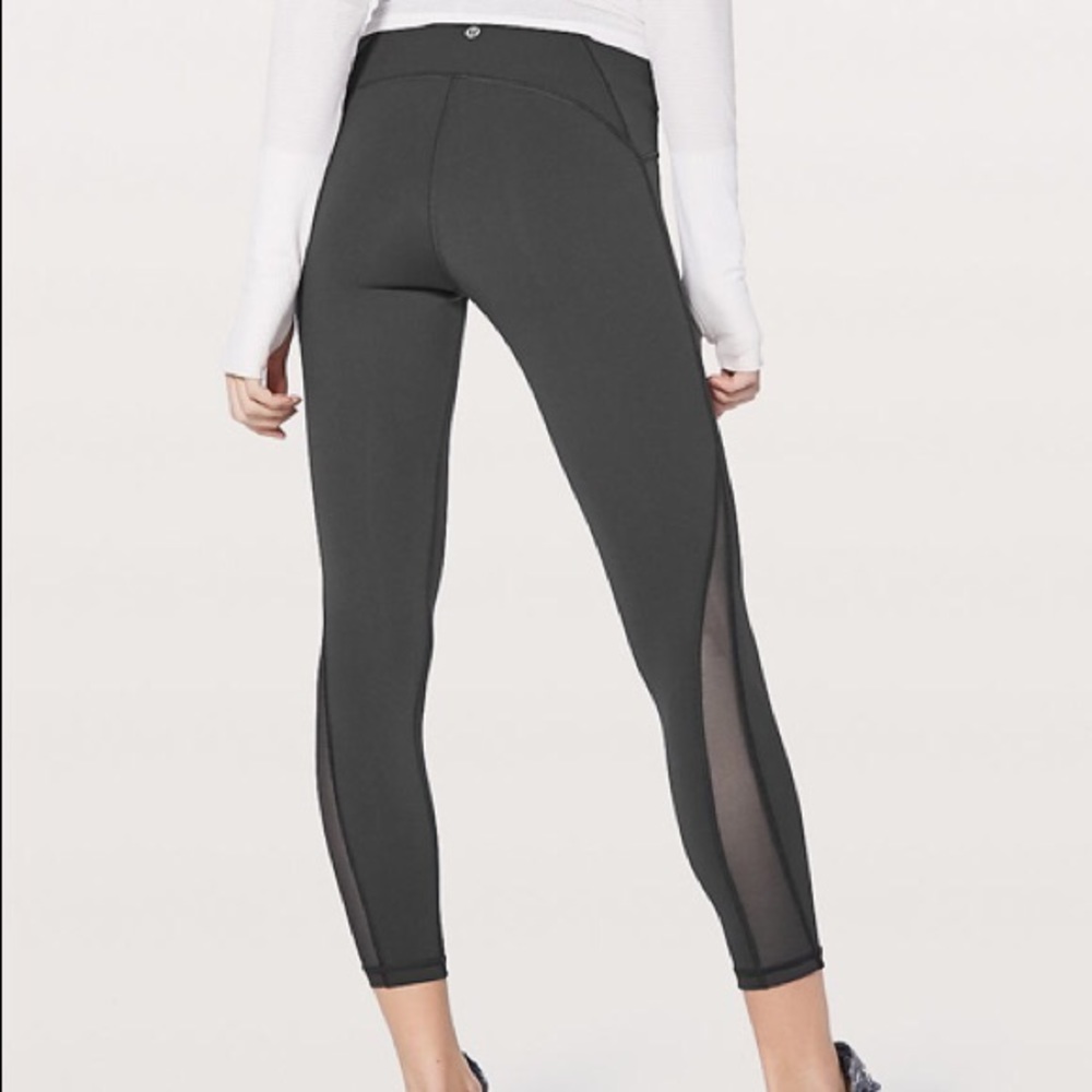 Lululemon train times 7/8 deep coal